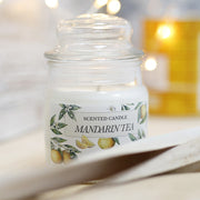 Natural wax candles - without paraffin - without synthetic wax - Mandarin Tea - Aromatherapy Canarias - Tenerife