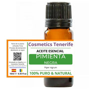 Aceite Esencial de Pimienta NEGRA | 100% Puro & Natural | Propiedades, Para que Sirve - Aromaterapia Tienda Canarias Tenerife - Mercadona - donde comprar - la gomera - la palma - gran canaria - lanzarote - fuerteventura - graciosa