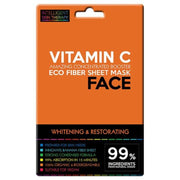 Mascarilla para rostro de fibras ECO, con VITAMINA C IST - Beauty Face - Tienda Online Islas Canarias - Cosmetics Tenerife