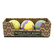 Bath Bomb Set with essential oils - Tropical bay - freedom - red berries - mango - Aromatherapy - Canary Islands Online Store - Cosmetics Tenerife