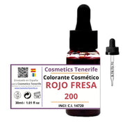 Liquid Colorant for Artisan Soaps - candles - fresh red color - 200 - 14720 - Homemade Cosmetics - raw material - Mercadona - where to buy - near me - home delivery - free shipping Canary Islands - Online Store - Supply - Canary Islands - Tenerife - La Gomera - La Palma - Gran Canaria - Lanzarote - Fuerteventura - Graciosa