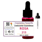 Liquid Colorant for Artisan Soaps - candles - pink color - 213 - 45140 - Homemade Cosmetics - raw material - Mercadona - where to buy - near me - home delivery - free shipping Canary Islands - Online Store - Supply - Canary Islands - Tenerife - La Gomera - La Palma - Gran Canaria - Lanzarote - Fuerteventura - Graciosa