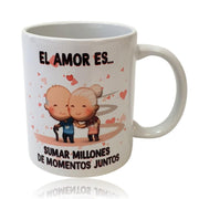 el amor es sumar millones de momentos juntos - taza mensaje amor - persoalizada - - donde comprar - pedir online - en linea - cerca de mi - entrega a domicilio - envio gratis Canarias - Tienda Online Regalos - Tenerife Sur - Islas Canarias - Santa Cruz de Tenerife - Las Palmas de Gran Canaria - La Gomera - La Palma - Gran Canaria - Lanzarote - Fuerteventura - Graciosa