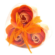 corazon de flores de jabon rosas melocoton - tienda regalos tenerife - gran canaria - la palma - gomera - fuerteventura - lanzarote - el hierro