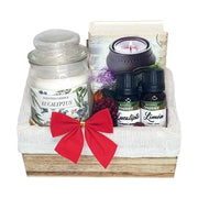 Regalos aromaterapia: kit aceites esenciales limón, eucalipto - - Regalos a domicilio Canarias - Tienda Online