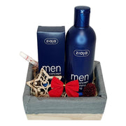 Regalos Hechos a Mano para HOMBRES: Cesta de Regalo MEN - Tienda Regalos Canarias 