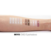 Swatch  no.1 - 12 - Eyeshadow OMG Miyo Makeup Tenerife