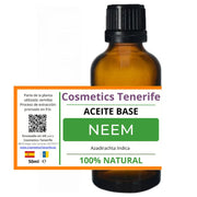 Neem Oil: Benefits for Face, Hair, Body | Properties | Contraindications - price - Mercadona - where to buy - near me - home delivery - free shipping Canary Islands - Online Store Aromatherapy - Halotherapy - Canary Islands - Tenerife - La Gomera - La Palma - Gran Canaria - Lanzarote - Fuerteventura - Graciosa