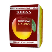 Mango - Peeling Esponja Jabón Glicerina - Glycerin Soap Sponge Peeling - Refan - Baño - Tienda Online Cosmética Natural Orgánica Bio Islas Canarias - Online Shop Store Organic Natural Cosmetics Bio Canary Islands - Cosmetics Tenerife