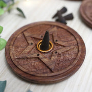 wooden disc support for incense sticks and cones - Mercadona - where to buy - near me - home delivery - free shipping Canary Islands - Online Store Aromatherapy - Halotherapy - Canary Islands - Tenerife - La Gomera - La Palma - Gran Canaria - Lanzarote - Fuerteventura - funny