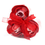 Flores de Jabón Caja Corazón rosas rojas - tienda regalos tenerife - gran canaria - la palma - gomera - fuerteventura - lanzarote - el hierro